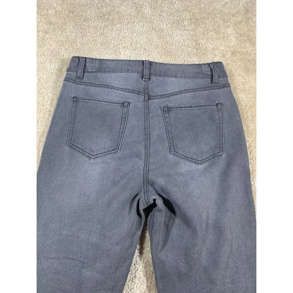 Tinseltown Jeans Women's Size 9 Skinny High Rise Button Fly Stretch Black #278